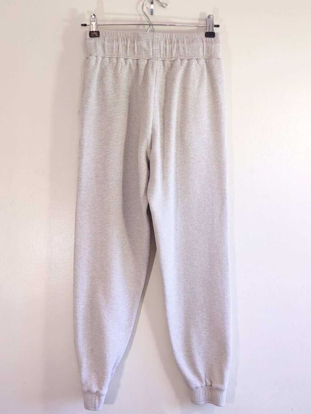 Negative Waffle Knit Jogger Womens XSmall Sporty Cozy Leisure Slouchy Tailored - Picture 5 of 8